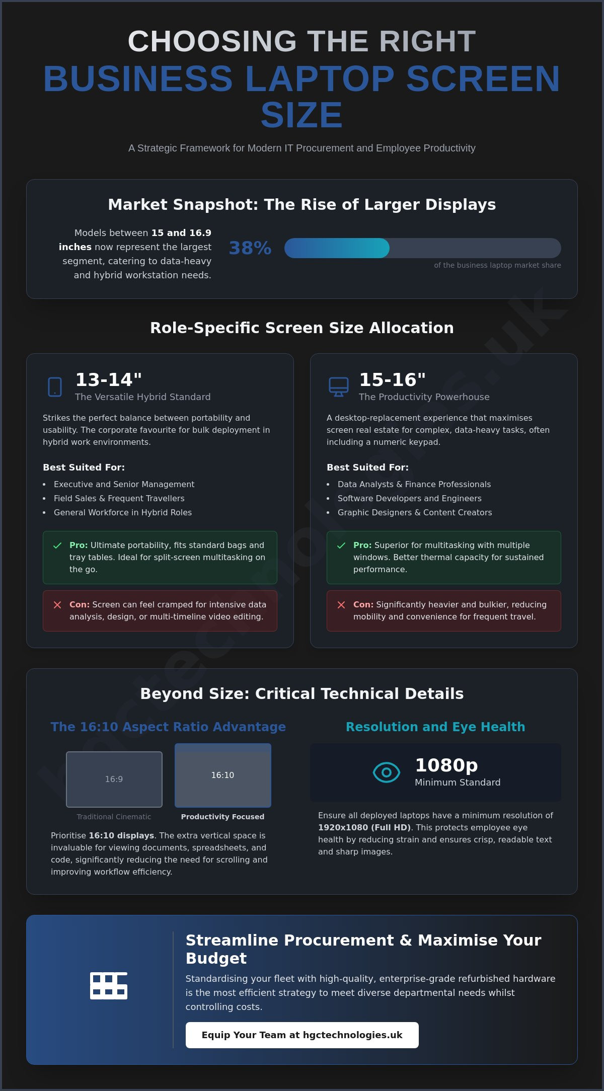 Best Laptop Screen Size for Business Use: A 2026 Procurement Guide