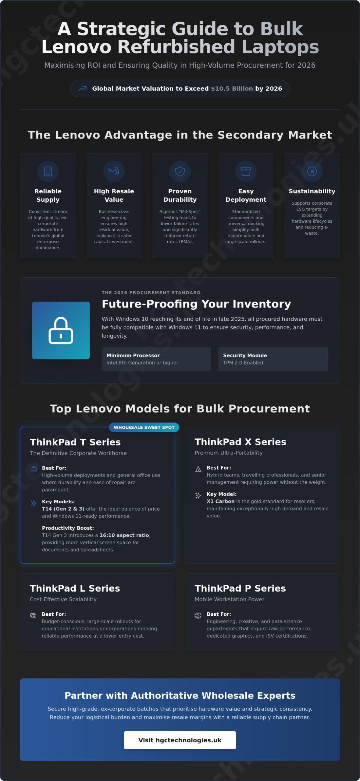 Bulk Lenovo Refurbished Laptops: The 2026 Wholesale Procurement Guide