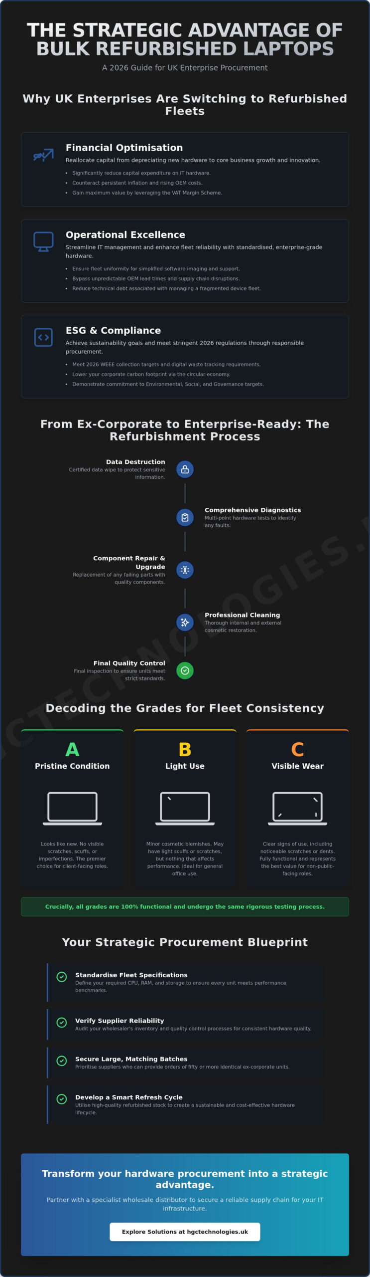 Bulk Refurbished Business Laptops: The 2026 UK Procurement Guide