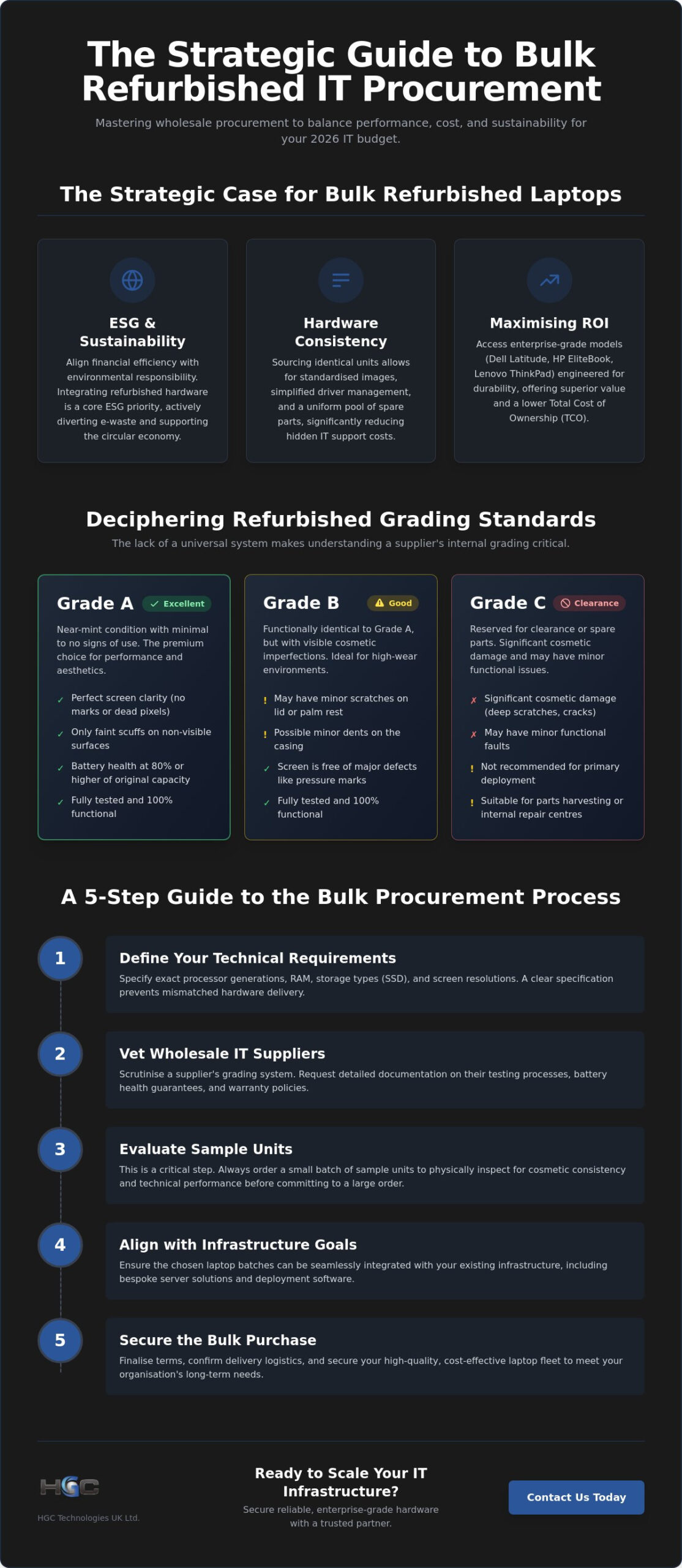 How to Buy Refurbished Laptops in Bulk: The 2026 Procurement Guide