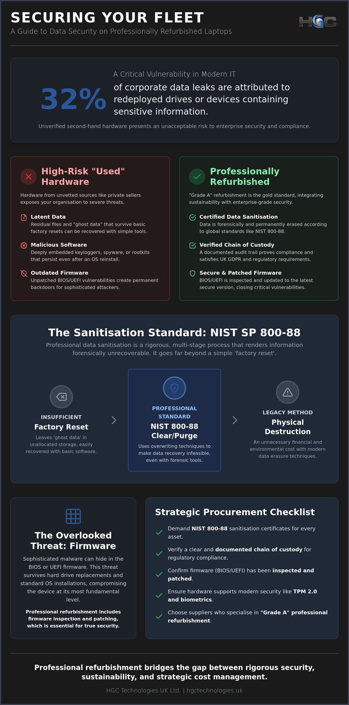 Data Security on Second-hand Business Laptops: A 2026 Procurement Guide