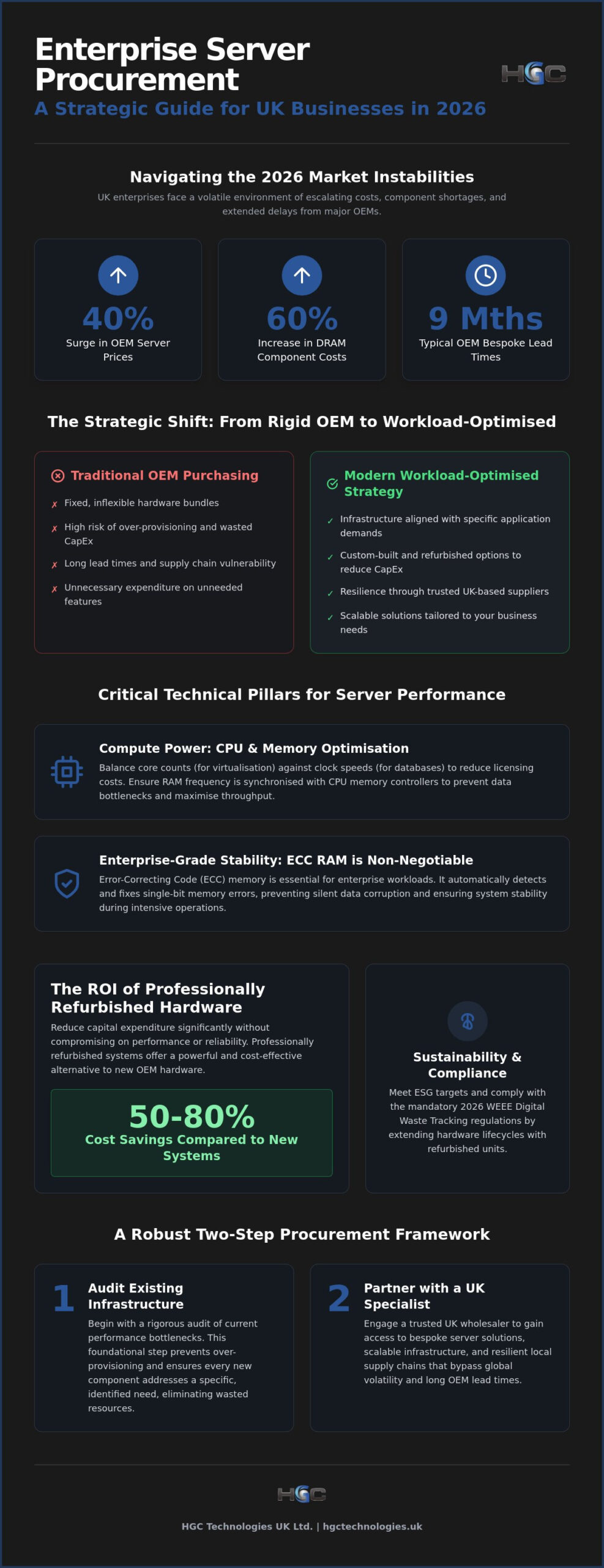 Enterprise Server Hardware Procurement Guide: The 2026 Strategic Framework for UK Businesses