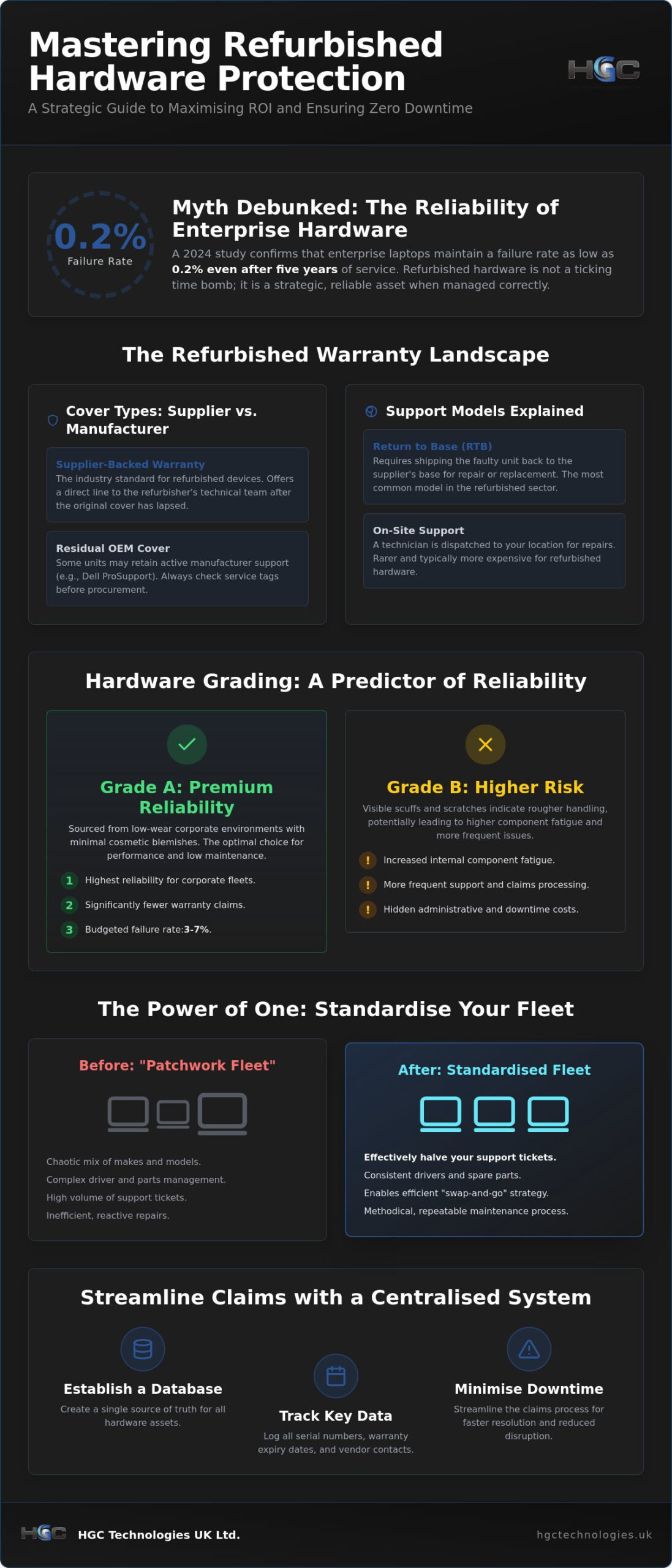 Managing Warranties for a Fleet of Refurbished Laptops: The 2026 Procurement Guide