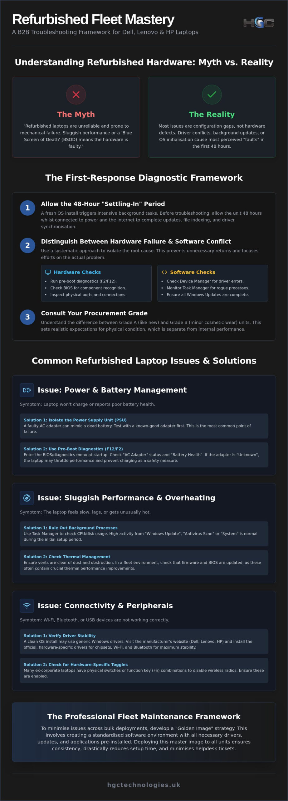Troubleshooting Common Refurbished Laptop Issues: A Professional B2B Guide