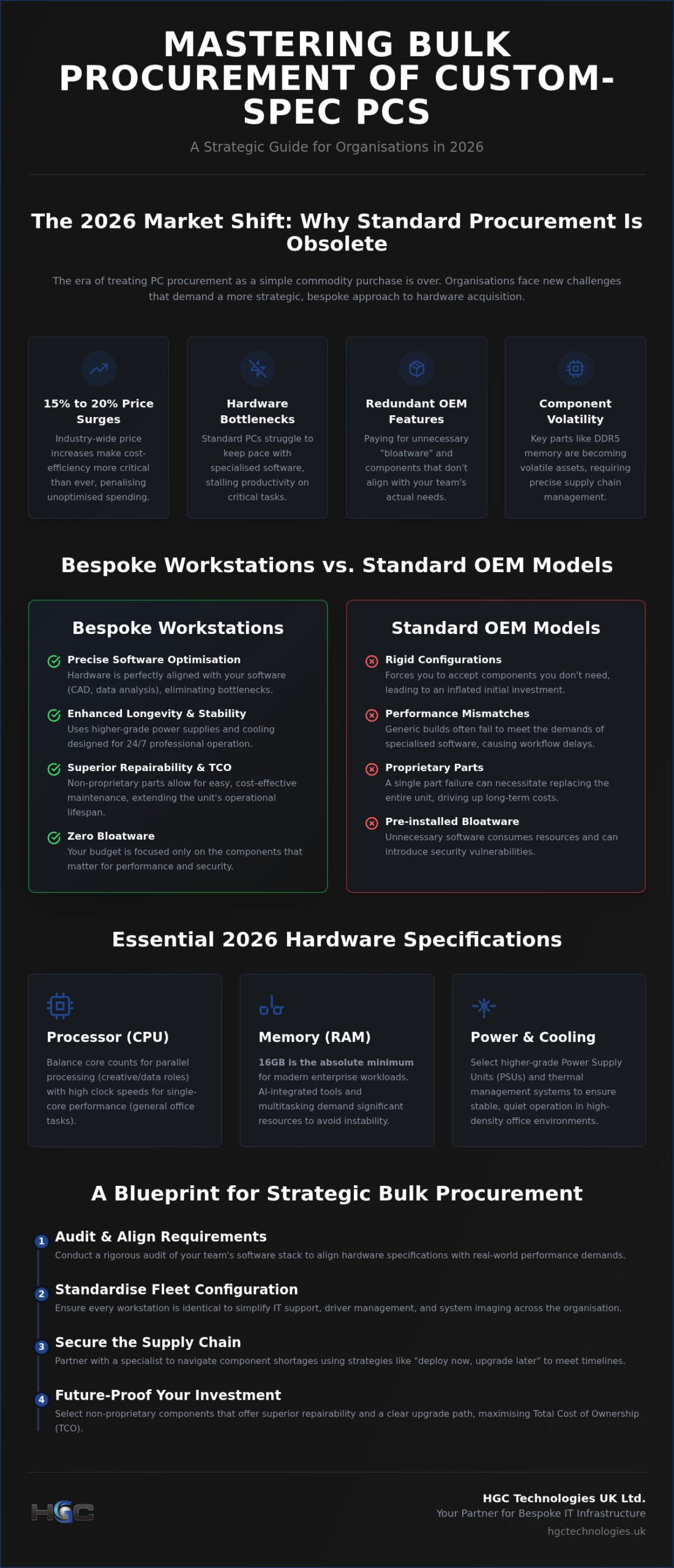 How to Order Custom Specification PCs in Bulk: A 2026 Procurement Guide