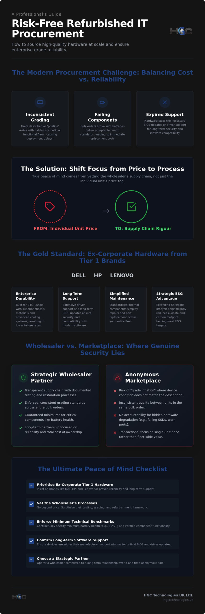 Peace of Mind When Buying Used IT Equipment: The 2026 B2B Procurement Checklist