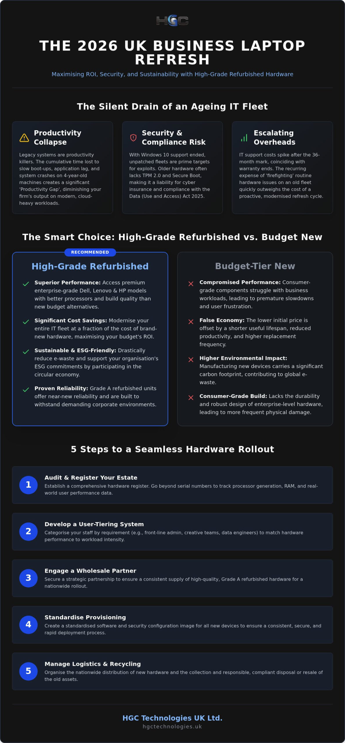 Cost-Effective Business Laptop Refresh Strategy: A 2026 UK Guide