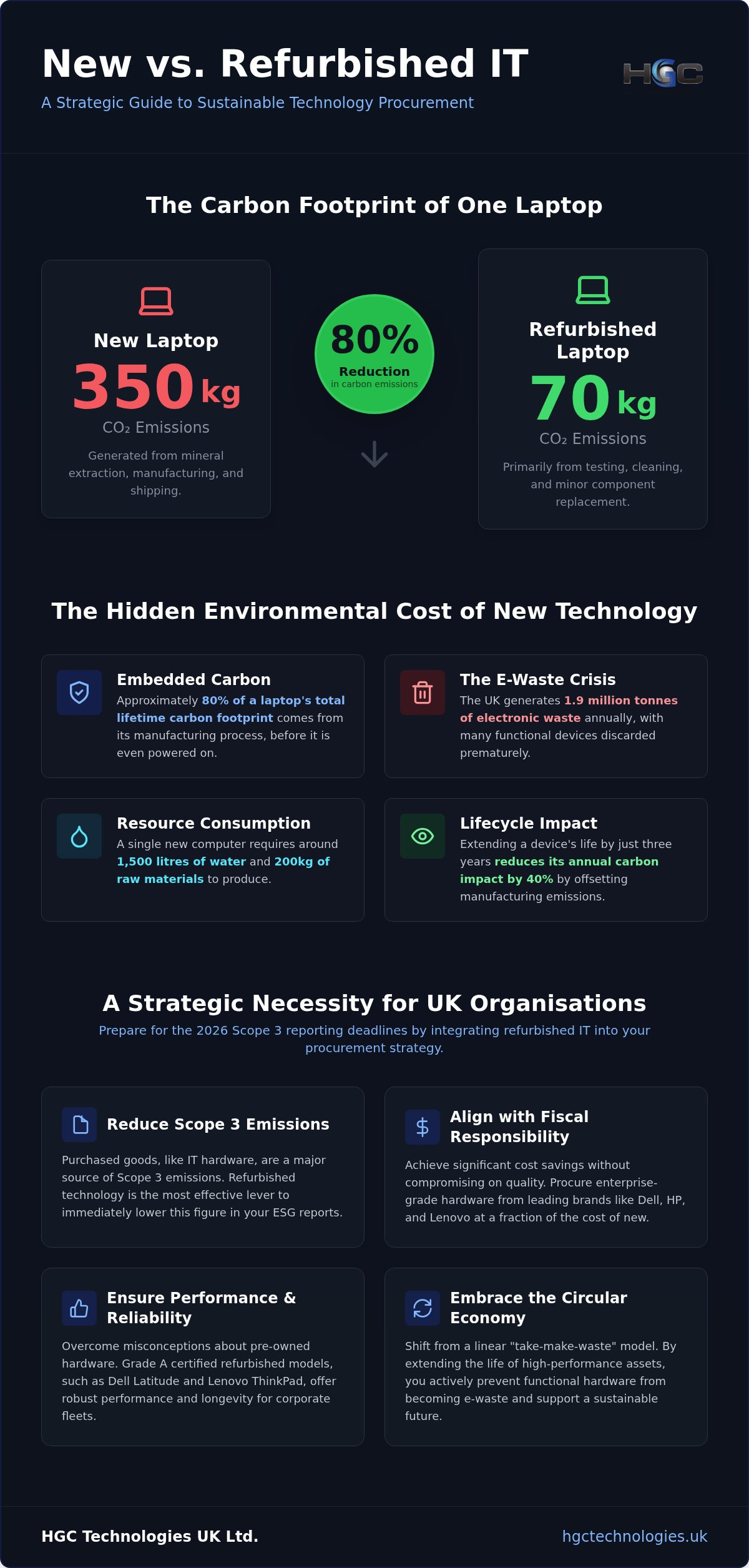 Environmental Impact of Buying New vs Refurbished Tech: A 2026 UK Business Guide