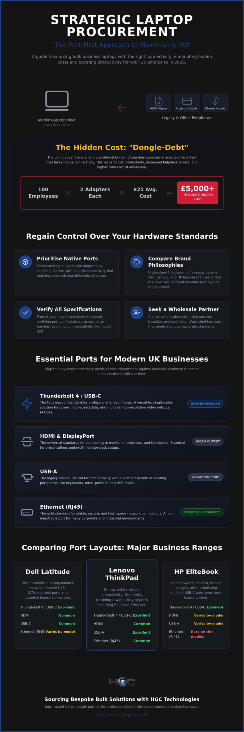Finding Bulk Laptops with Specific Port Requirements: A 2026 Procurement Guide