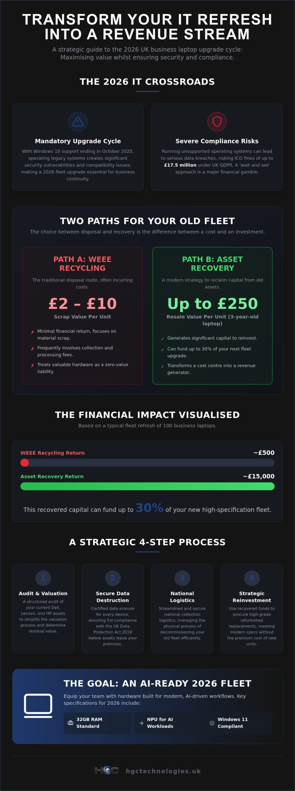Upgrading Business Laptop Fleet UK: The 2026 Asset Recovery Guide