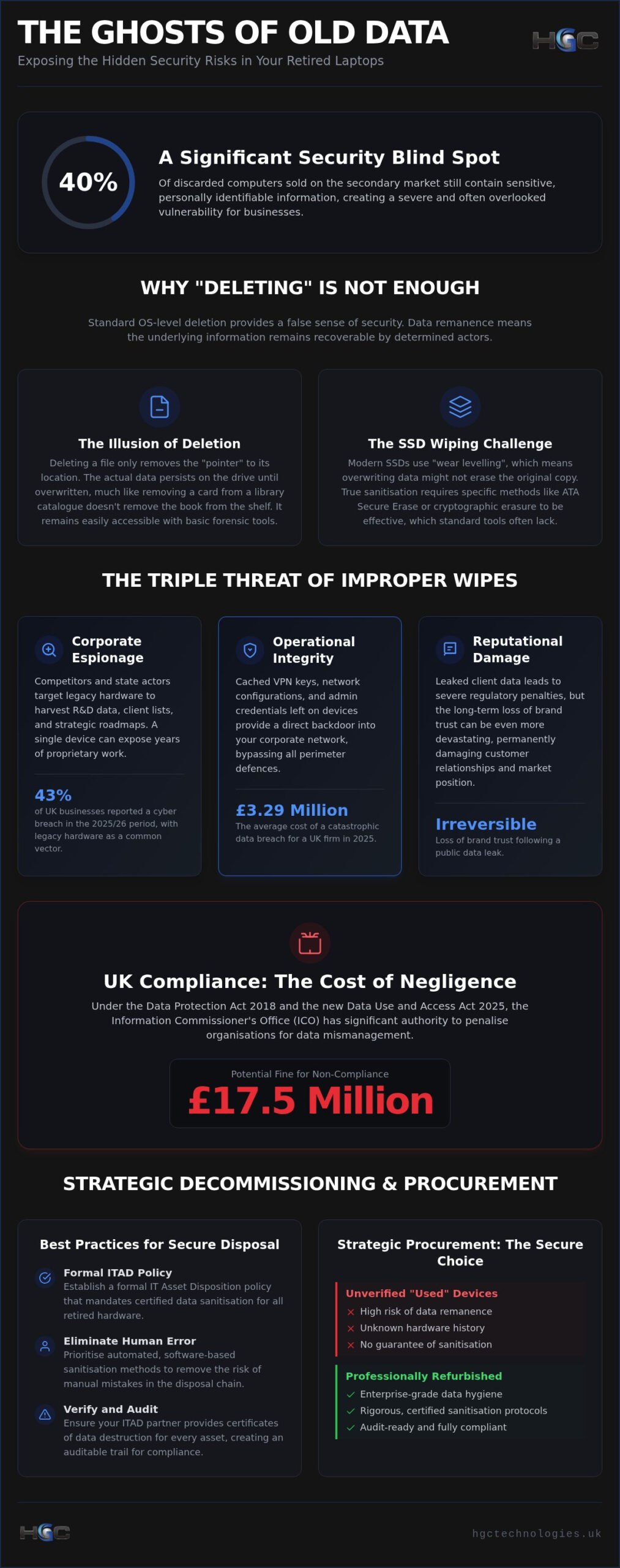 Security Risks of Improperly Wiped Laptops: A 2026 Enterprise Guide